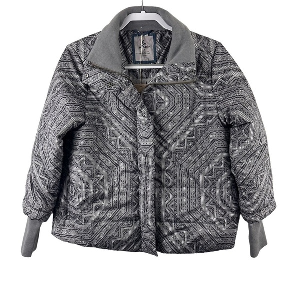 Prana Lily Puffer Jacket Print Gull Flurry - Picture 4 of 15